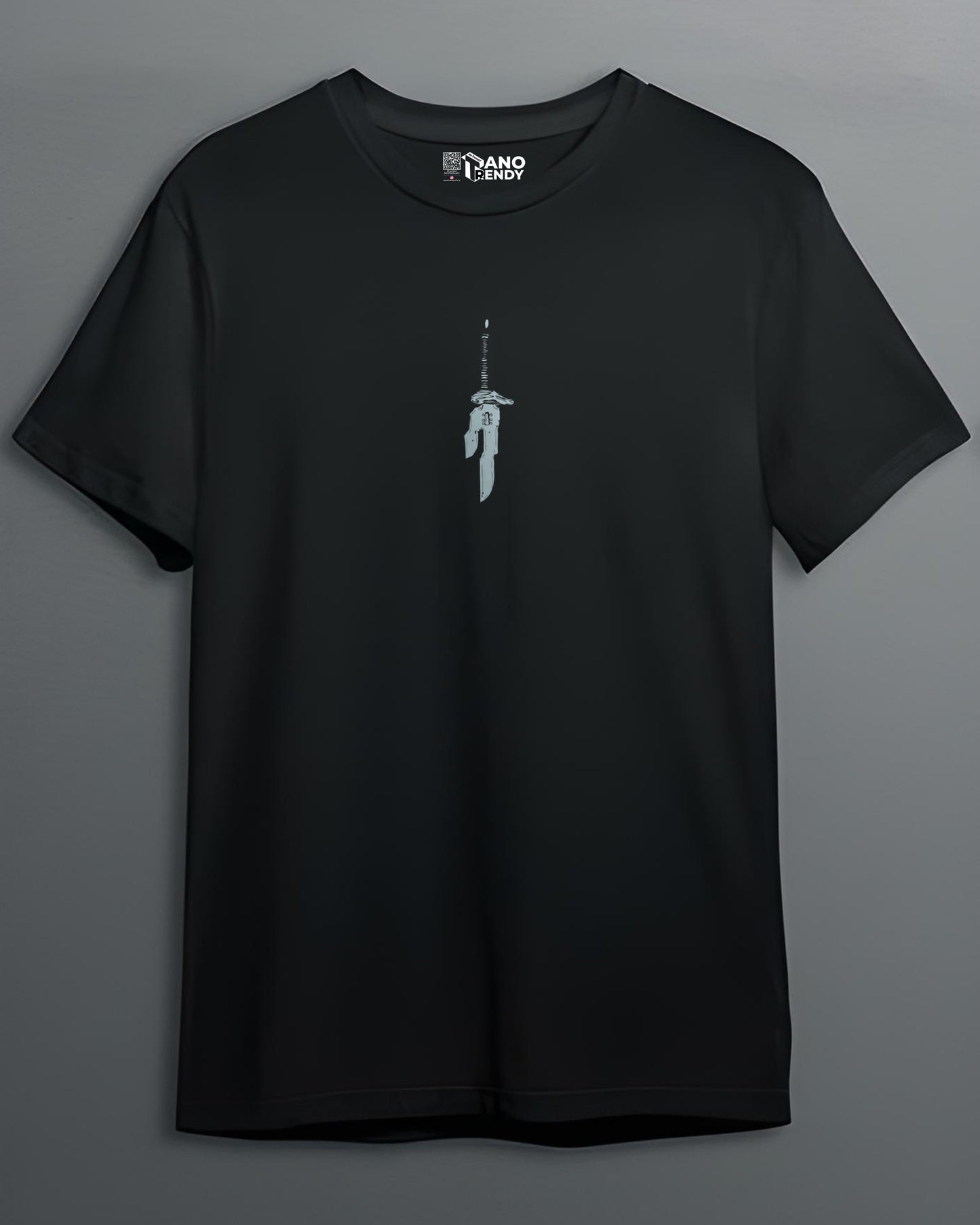 BEHIND ANIME GYM SWORD BLACK REGULAR T-SHIRT