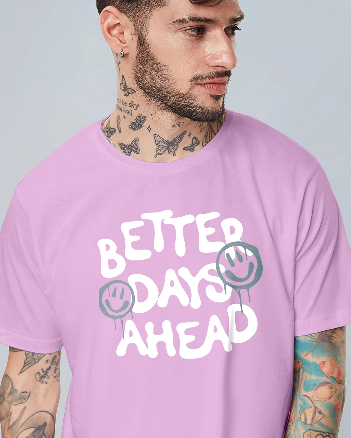 Better Days Ahead Lavender Regular T-shirt