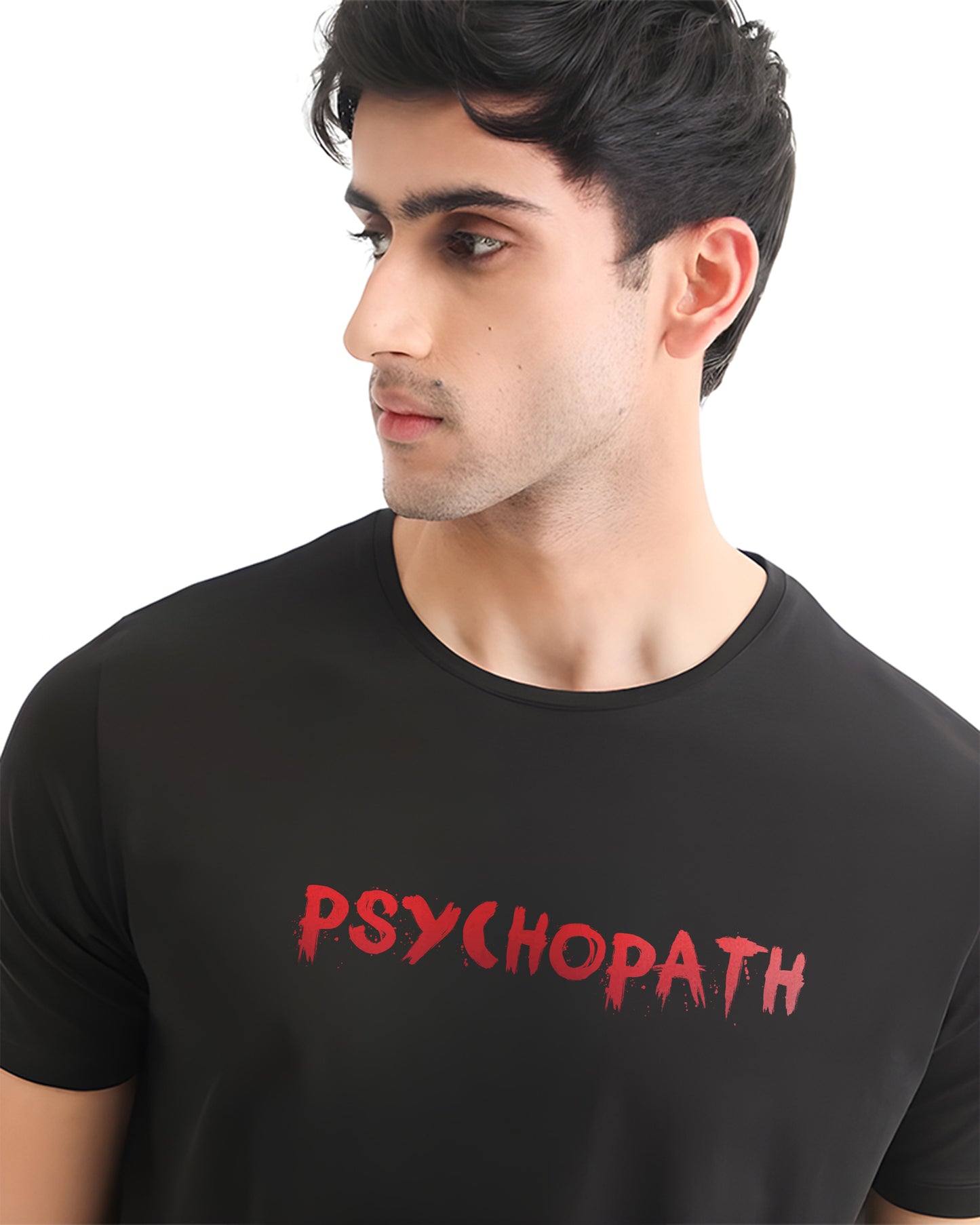 PENGUIN PSYCHOPATH CLAPPING BLACK REGULAR T-SHIRT