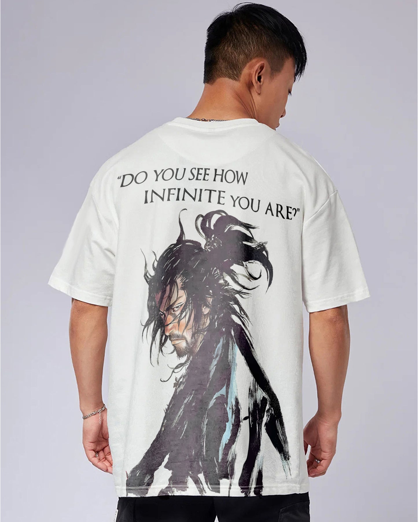 VAGABOND INFINITE WHITE OVERSIZED T-SHIRT